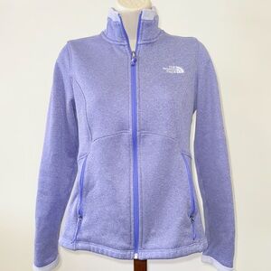 The North Face (Small) Light Purple Zip Up Jacket